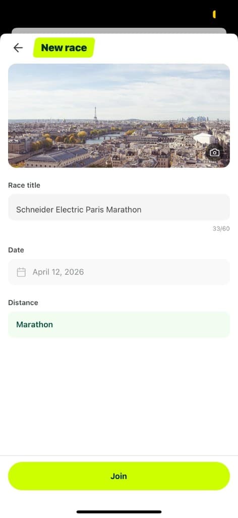 Join a race